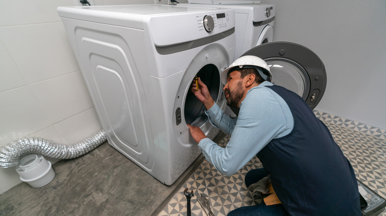 San Jacinto washer- dryer installation